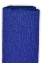 Krčený hodvábny papier - námornícka modrá, 50 x 200 cm