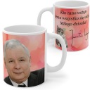 PREZIDENT JAREK KACZYŃSKI HRNČEK S Vtipnou POTLAČOU