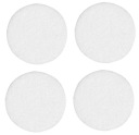 Samolepiace plstené podložky biele FI40mm, balenie 4 ks - VORSTAHL