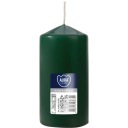 BISPOL Aura 38H valcová sviečka 12CM SW60/120 FĽAŠA ZELENÁ