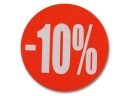 okrúhly štítok CIRCLE FI 9CM - 10% DOSKA R