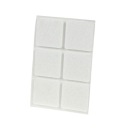 Plsťové podložky 30x30 mm 6 ks, plsť na nábytok