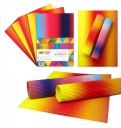 Happy Color A4 vlnitá lepenka 5 listov Rainbow