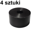 Antivibračná podložka, gumový izolátor vibrácií 40 x 10 x 20 mm - 4 kusy