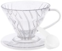 HARIO ODKAPÁVAČ KÁVY PLASTOVÝ TRANSPARENT V60-01