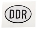 Samolepka DDR 50x35mm MZ SIMSON SKODA PRL RETRO