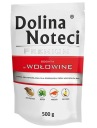 DOLINA NOTECI PREMIUM mokré krmivo pre psov bohaté na hovädzie mäso 500g