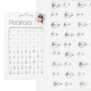 Nálepky ŠPERKY telo CRYSTALS FACE EYES