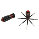 Skrutkovače 8v1 so 6LED baterkou a 8 hrotmi DI1796