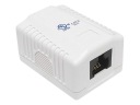 Zásuvka 1x RJ45/8P8C cat.6 UTP povrchové LSA kontakty LogiLink