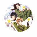Hetalia Čína, Japonsko a Anglicko 58mm kolík