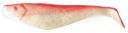 Gumová rybka, 13 cm, krémovo-ružová, zubáč