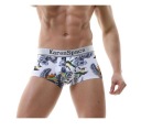 SEXY PÁNSKE JEMNÉ VZOROVANÉ BOXERKY XL