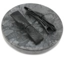 KLIPKA DO VLASOV LESKLÁ ČIERNA 8,5 cm