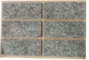 PLSTENÉ PODLOŽKY na stoličky, nábytok, stoly, ŠEDÉ, samolepiace, 20 mm x 60 mm