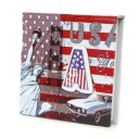 MINI NOTEBOOK zápisník USA KANADA AMERIKA DIÁR