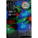 MULTICOLOR LED STRIP 30 LED 1 m na batérie