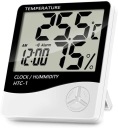 ELEKTRONICKÝ TEPLOMER HYGROMETER HODINOVÁ STANICA