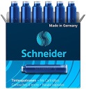 SCHNEIDER BLUE NÁPLŇKY NA PERÁ KRÁTKE 6 ks