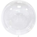 LATEXOVÝ BALÓN, okrúhly, priehľadný, VEĽKÁ GUĽA