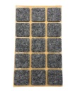 Samolepiace plstené podložky pod štvorcový nábytok – ŠEDÁ 30x30mm