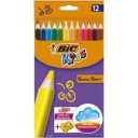 Ceruzky Bic Super Soft, 12 farieb
