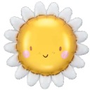 Fólia BALLOON SUN, smile, FLOWER, sunshine