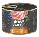 MINI RAFI krmivo pre psov - kačica - 185g - 1 ks