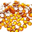 Štrasové kamienky Kryštály na šitie Orange 4mm 1000