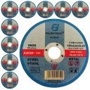 INOX DISK 125X2mm NA REZANIE KOVU OCEĽ LIATINOVÝ DRÔT 125MM 2MM 10KS