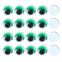 POHYBLIVÉ OČI NA DEKORÁCIU 12x3,5mm 20ks