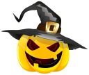 ZRKADLOVÁ NÁLEPKA NA OKNO HALLOWEEN PUMPKIN TEKVICA