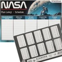 NÁSILNÁ TABUĽKA PLÁNU HODINY A5 NASA