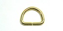 Polkruh 20mm Kovový drôt 4mm Dring GOLD 10ks DIY