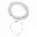 Anjelská čelenka, WHITE HALO, vyrobená z anjelského chmýří