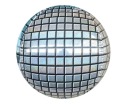 Fóliový balónik STRIEBORNÁ DISCO GUĽA 22
