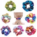 7ks HAIR RUBY SCRUNCHIES STRAŠNÉ GUMY SET A
