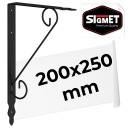 PODPORKA POLICE dekoratívny stolársky uholník 200x250 mm NA POLIČ