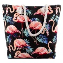 Veľká dámska BEACH BAG, priestranná LETNÁ shopper taška cez rameno