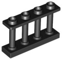 LEGO 15332 HUD 1x4x2 čierna NOVINKA (2g)