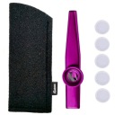 Fialové KAZOO Black POUZDRA + MEMBRÁNA - Perfektná sada pre hudobníkov