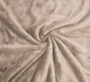 LuxTextil PLETENA MINKY, HLADKÁ (kožušina), šírka 160 cm, 300g KHAKI