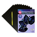 Hologramová stieracia karta A5 10 listov + modrý stylus