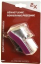 PREDNÁ LAMPA 2K 160263 RUŽOVÁ, NA AKUMULÁTOR