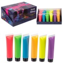 NEON UV PARTY TIME TELOVÁ FARBA NA MAĽOVANIE NA TVÁR 1 KS