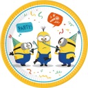 Narodeninové taniere Minions 23cm 8ks.