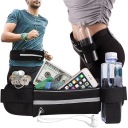 Dámska, pánska, športová, bedrová taška do pása s reflexnými prvkami