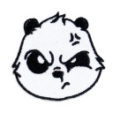 Nažehľovacia nášivka Panda nahnevaná, naštvaná, naštvaná