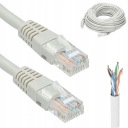 Sieťový kábel Lan krútená dvojlinka UTP Cat 5e 1 M