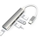NÁBOJOVÝ ADAPTÉR PORTOVÝ ROZDELIČ USB A na C 3.0 4v1